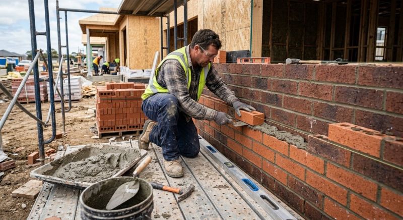 Our team working on Masonry Service projects in Ames, IA