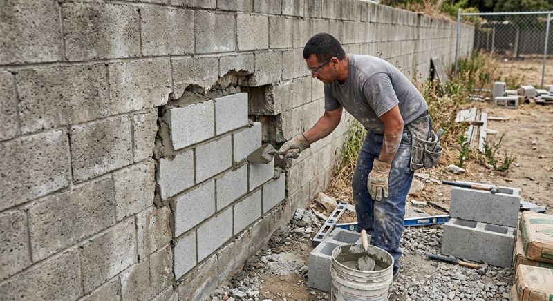 Block Wall Repair in Ankeny, IA
