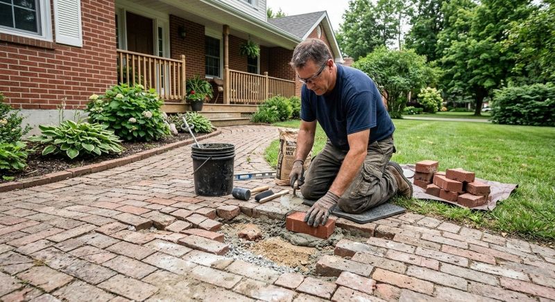 Brick Flatwork Repair in Boone, IA