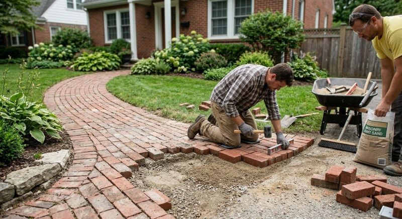 Brick Flatwork Repair in Colo, IA