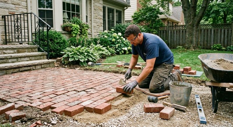 Brick Flatwork Repair in Ames, IA