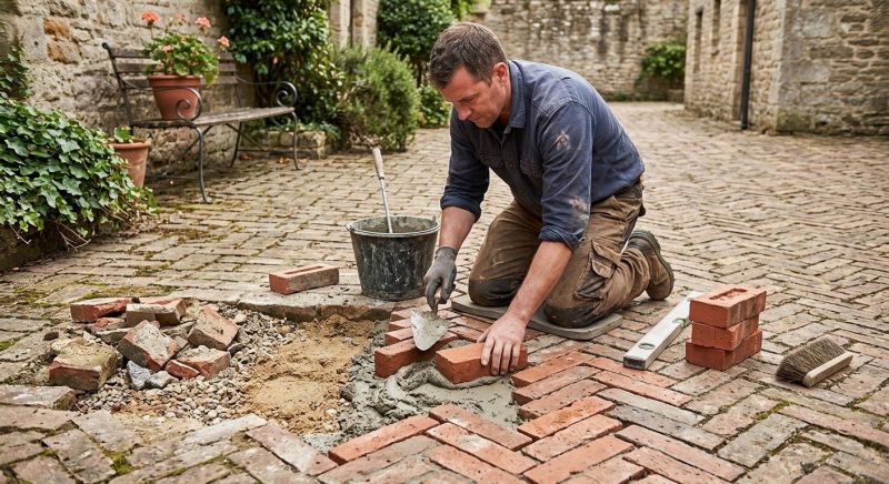 Brick Floor Repair in Ames, IA