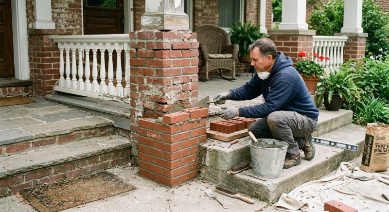 Brick Stairs Repair in Ankeny, IA