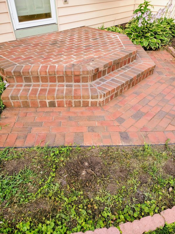 Brick Stoop Repair in Ames, IA