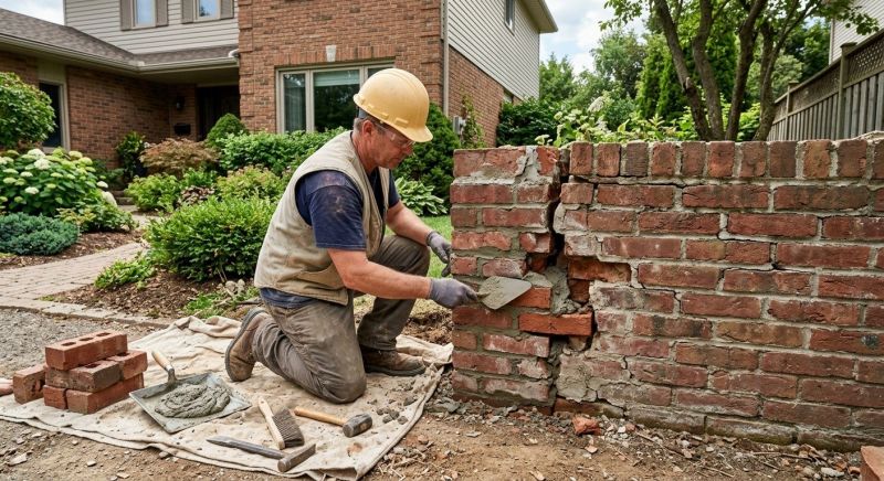 Brick Wall Repair in Colo, IA