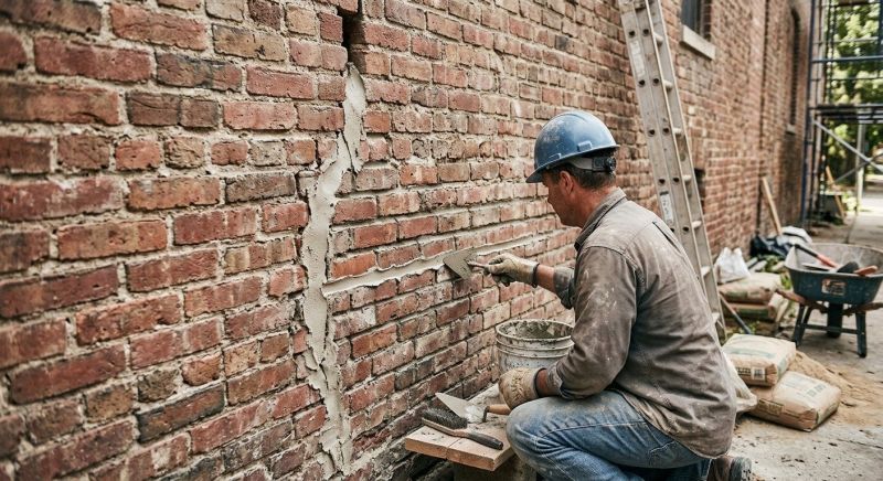 Brick Wall Repair in Colo, IA