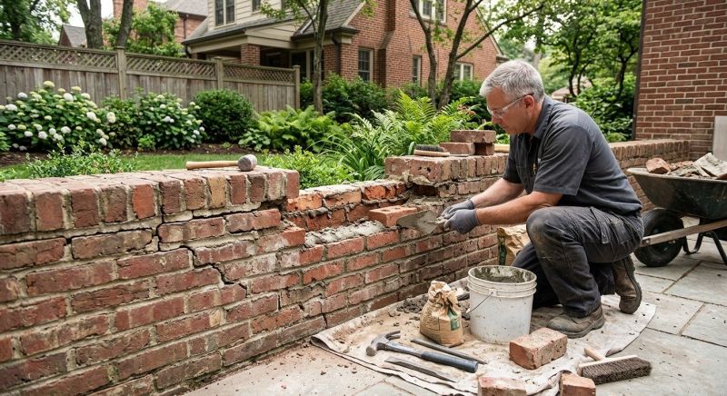 Brick Wall Repair in Grimes, IA