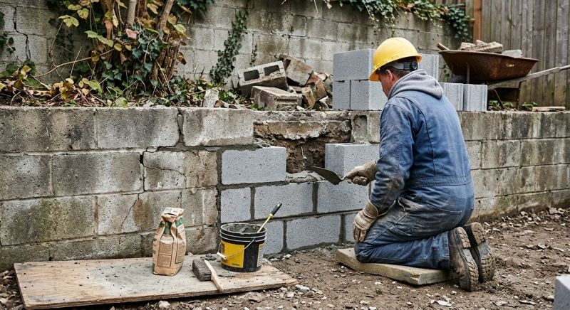 Concrete Block Repair in Boone, IA