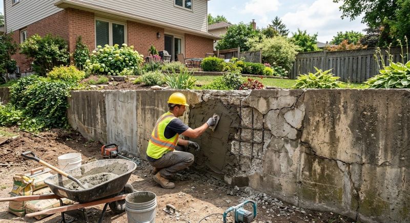 Retaining Wall Repair in Boone, IA