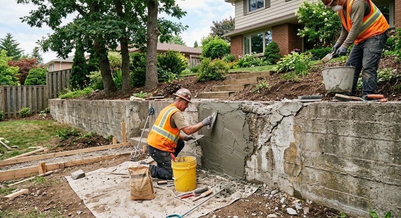 Retaining Wall Repair in Ames, IA