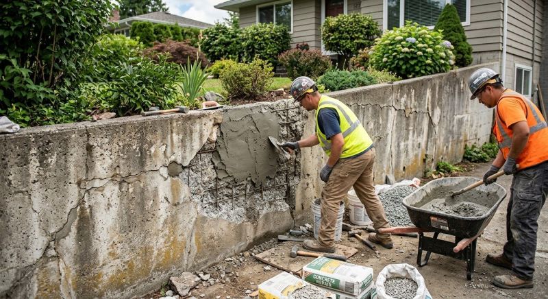 Retaining Wall Repair in Madrid, IA