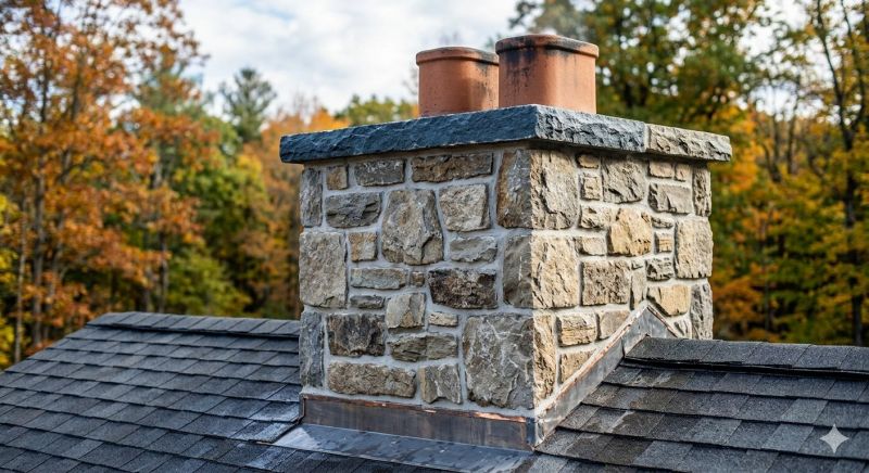 Stone Chimney Installation in Colo, IA