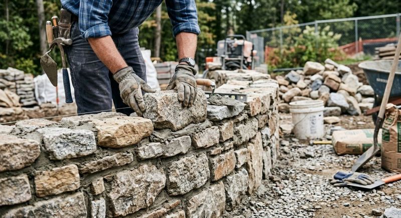 Stone Masonry Installation in Ames, IA
