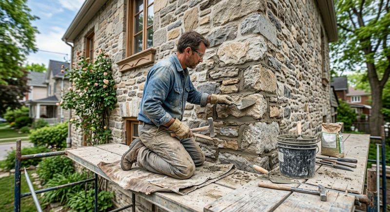 Stonework Repair in Ames, IA